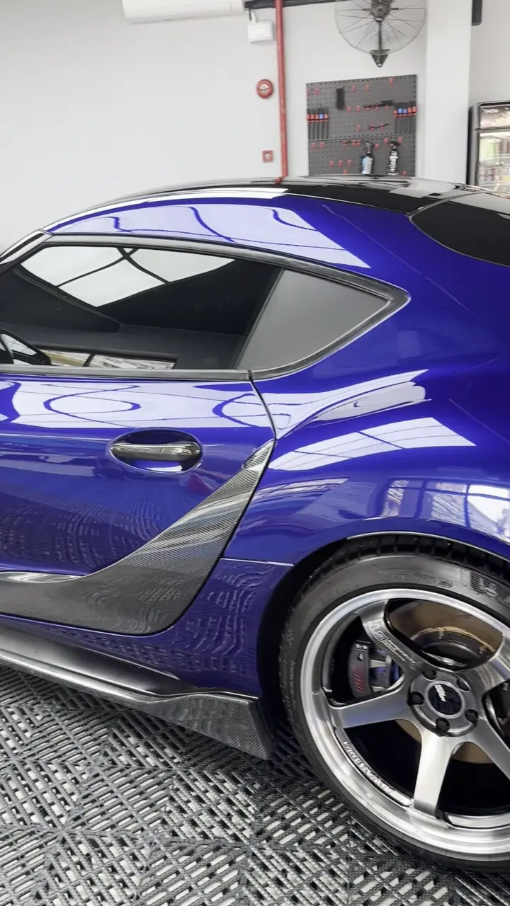 Blue Supra finished