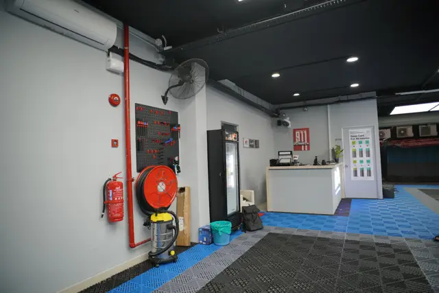 Inside the KOYA detailing workshop